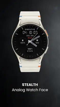 Stealth: Analog Watch Face screenshot 5
