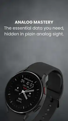 Stealth: Analog Watch Face screenshot 2