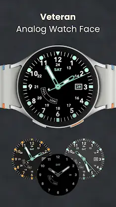 Veteran: Analog Watch Face screenshot 8