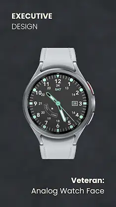 Veteran: Analog Watch Face screenshot 3