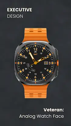 Veteran: Analog Watch Face screenshot 2