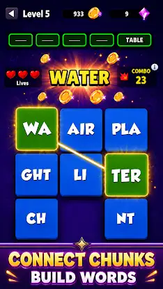 Word Chunks: Brain Puzzle screenshot 1