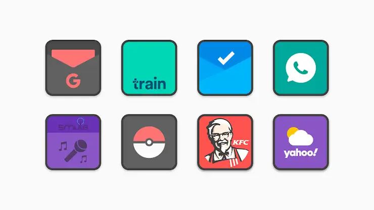 Flat Square - Icon Pack screenshot 6