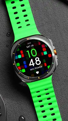 Disco Pop Colors Watch Face screenshot 1