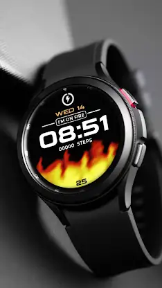 Animated Fire Watch Face screenshot 1