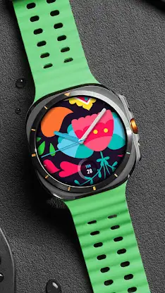 RZ Spring Flowers Watch Face screenshot 3