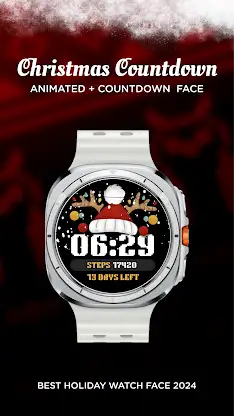 Christmas Countdown Watch Face screenshot 3
