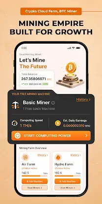 Crypto Cloud Farm, BTC Miner screenshot 2