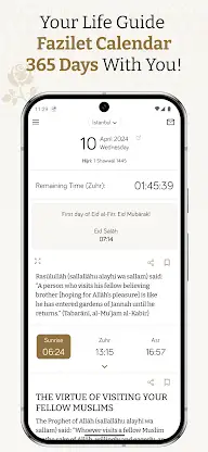 Fazilet Calendar: Prayer Times screenshot 1