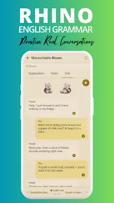 Rhino English Grammar screenshot 4