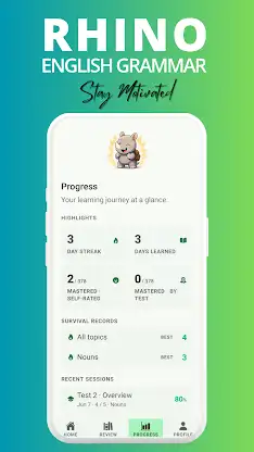 Rhino English Grammar screenshot 6