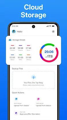 Cloud: Backup File Storage 1TB screenshot 1