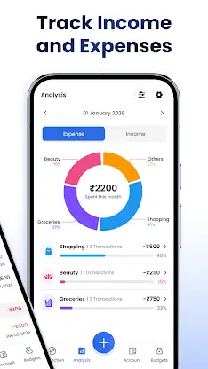 FinAI Budget & Expense Tracker screenshot 2