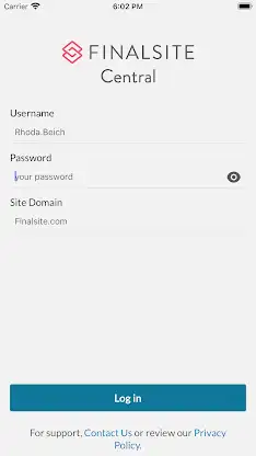 Finalsite Central screenshot 1