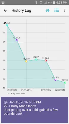 BMI Calculator screenshot 2