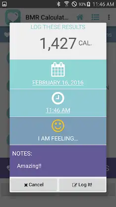 BMR Calculator & Tracker screenshot 3