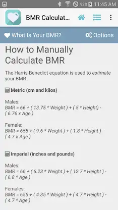 BMR Calculator & Tracker screenshot 6