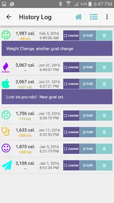Diet Calories Start Calculator screenshot 5