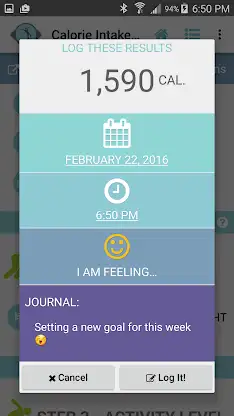 Diet Calories Start Calculator screenshot 4