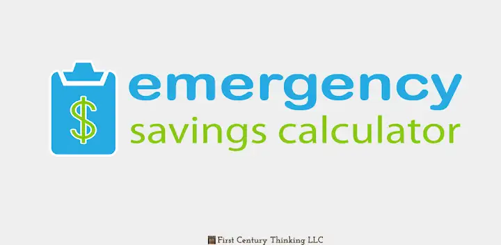 Emergency Savings Calculator — Android app banner