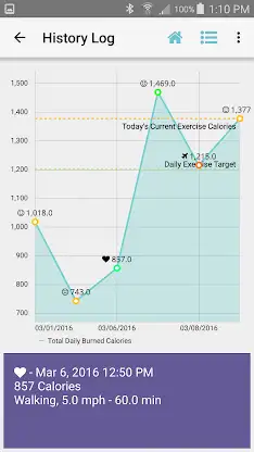 Exercise Calorie Calculator screenshot 2