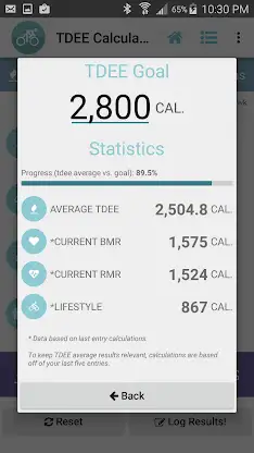 TDEE Calculator & Tracker screenshot 3