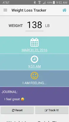 Weight Loss Tracker & Recorder screenshot 1