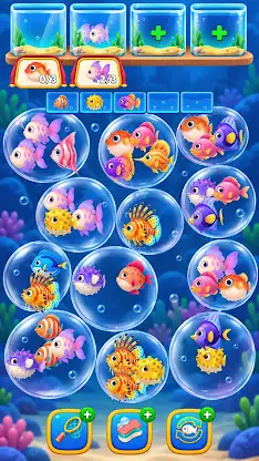 Fish Sort: Bubble Match screenshot 2