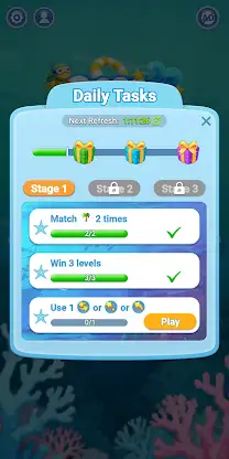 Ocean Tile Triple Match screenshot 7