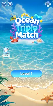 Ocean Tile Triple Match screenshot 1