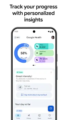 Google Health (Fitbit) screenshot 1