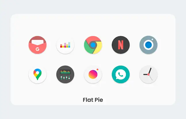Flat Pie - Icon Pack screenshot 4