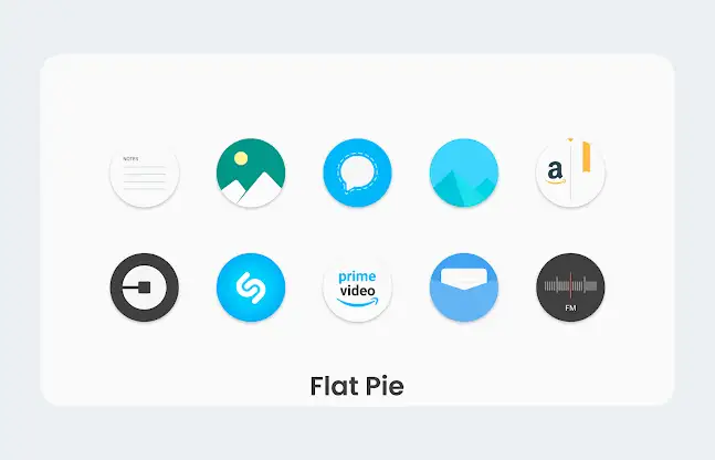 Flat Pie - Icon Pack screenshot 7
