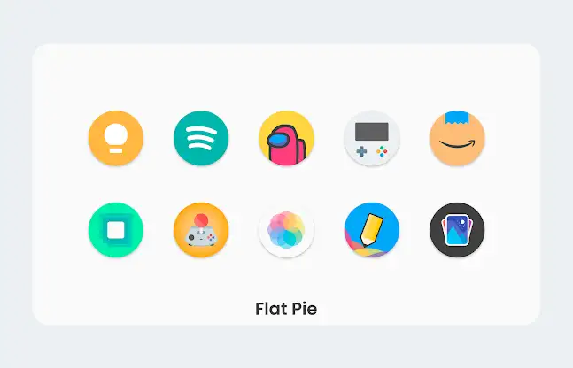 Flat Pie - Icon Pack screenshot 5