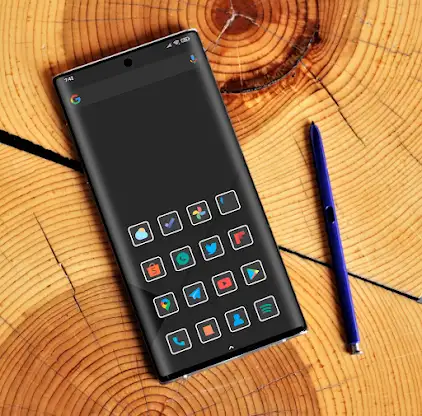 Flat Dark Square - Icon Pack screenshot 3