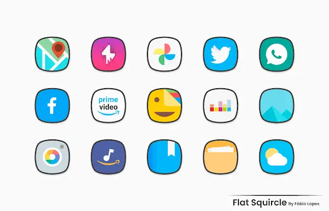 Flat Squircle - Icon Pack screenshot 3