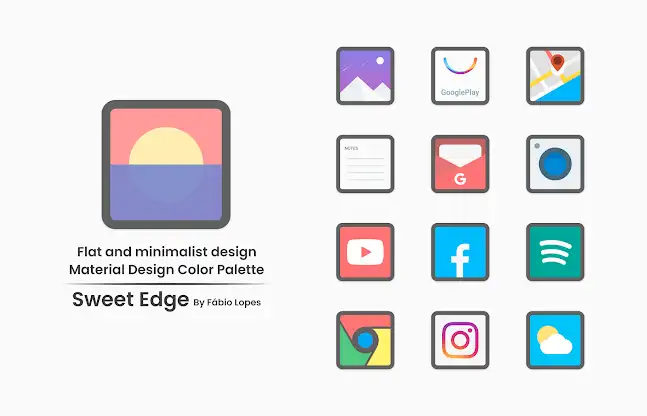 Sweet Edge - Icon Pack screenshot 1