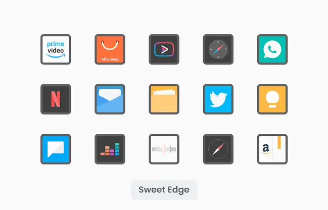 Sweet Edge - Icon Pack screenshot 2