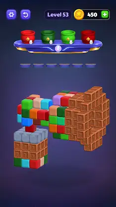 Cube Tap Sand: Color Puzzle screenshot 5