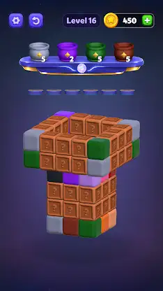 Cube Tap Sand: Color Puzzle screenshot 6