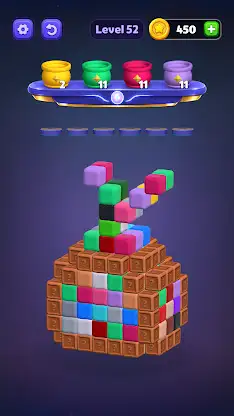 Cube Tap Sand: Color Puzzle screenshot 1