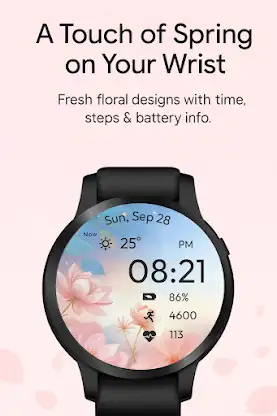 Spring Garden WatchFace screenshot 2