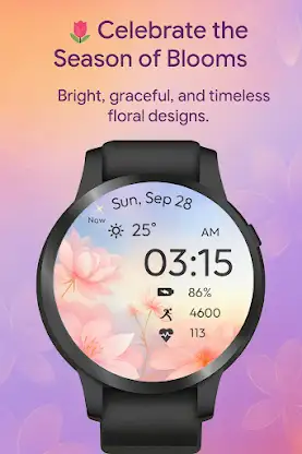 Spring Garden WatchFace screenshot 1