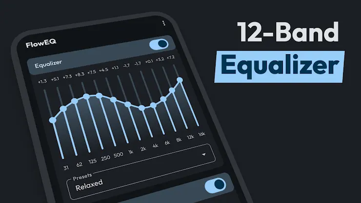 Flow Equalizer: Bass Booster screenshot 1
