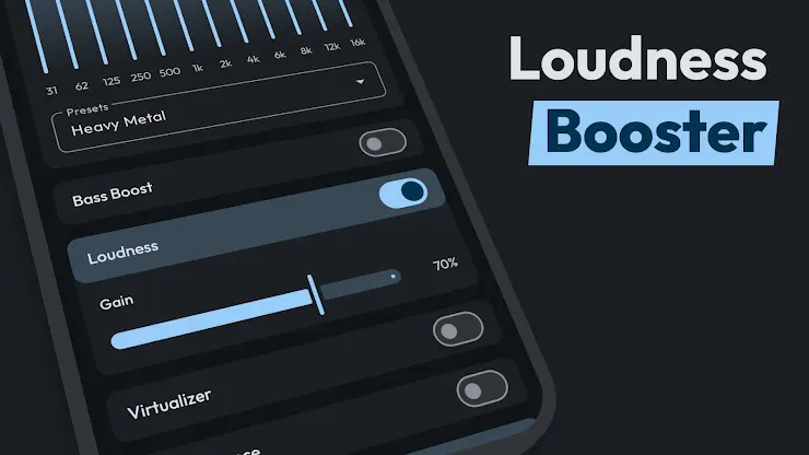 Flow Equalizer: Bass Booster screenshot 2