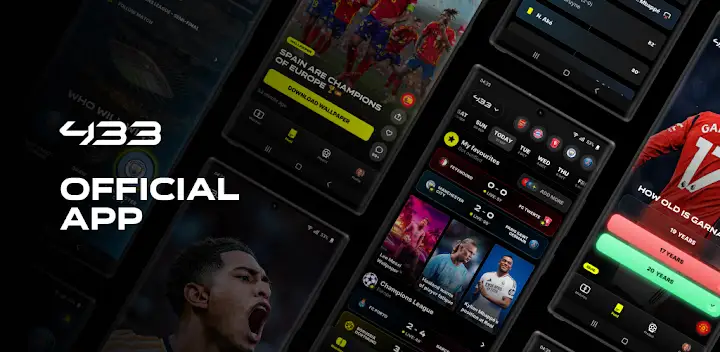 433 | The Home of Football — Android app banner