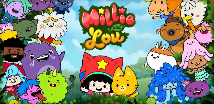 Millie and Lou: Colouring — Android game banner
