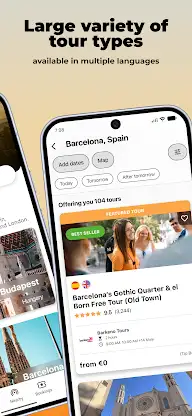 Freetour.com - travel app screenshot 2