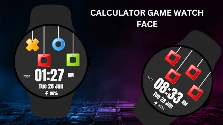 Calculator Game Watch Face screenshot 2