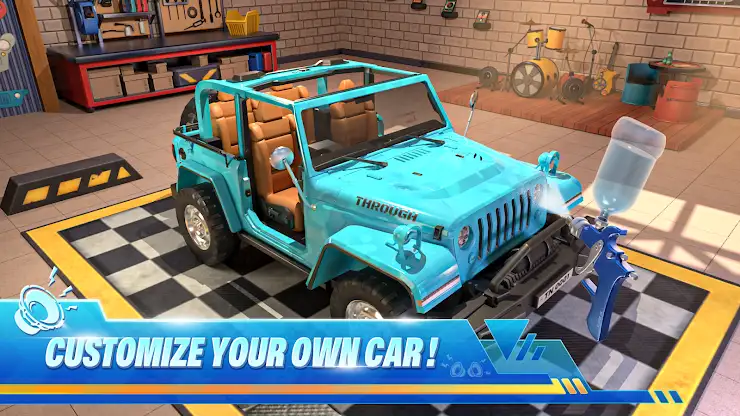 Car Mods Factory - Match 3 screenshot 1